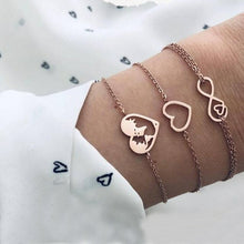 Load image into Gallery viewer, Modyle Bohemian Simple Gold Color Metal Bracelet Set for Women Punk