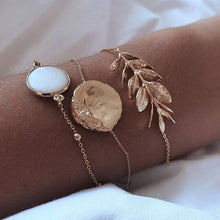 Load image into Gallery viewer, Modyle Bohemian Simple Gold Color Metal Bracelet Set for Women Punk