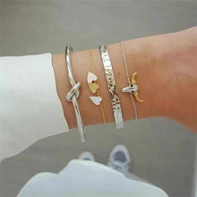 Load image into Gallery viewer, Modyle Bohemian Simple Gold Color Metal Bracelet Set for Women Punk