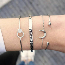 Load image into Gallery viewer, Modyle Bohemian Simple Gold Color Metal Bracelet Set for Women Punk