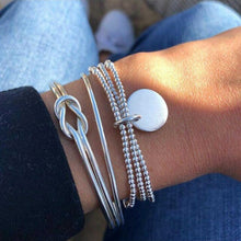 Load image into Gallery viewer, Modyle Bohemian Simple Gold Color Metal Bracelet Set for Women Punk