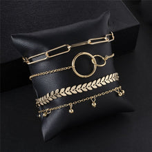 Load image into Gallery viewer, Modyle Bohemian Simple Gold Color Metal Bracelet Set for Women Punk