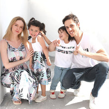 Load image into Gallery viewer, Mom Daughter Dress Summer Family Matching Clothing Shorts Man
