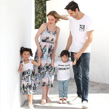 Load image into Gallery viewer, Mom Daughter Dress Summer Family Matching Clothing Shorts Man