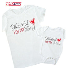 Load image into Gallery viewer, Mom and Daughter Matching Letter Baby Clothes Family Look My Woman T