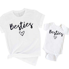 Load image into Gallery viewer, Mom and Daughter Matching Letter Baby Clothes Family Look My Woman T