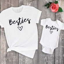 Load image into Gallery viewer, Mom and Daughter Matching Letter Baby Clothes Family Look My Woman T
