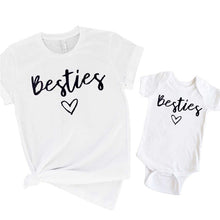 Load image into Gallery viewer, Mom and Daughter Matching Letter Baby Clothes Family Look My Woman T