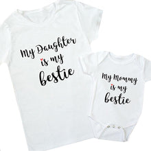 Load image into Gallery viewer, Mom and Daughter Matching Letter Baby Clothes Family Look My Woman T