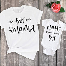 Load image into Gallery viewer, Mom and Daughter Matching Letter Baby Clothes Family Look My Woman T