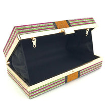 Load image into Gallery viewer, Money Clutch Rhinestone Purse 10000 Dollars Stack of Cash Evening