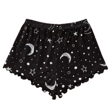 Load image into Gallery viewer, Moon Star Print Y2K Crop Top Women Pajamas Suit Summer Home Wear