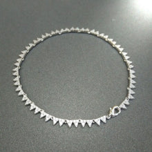 Load image into Gallery viewer, Morocc silver Silver Anklet July new Silver Triangle Anklet