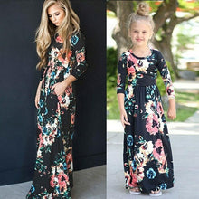 Load image into Gallery viewer, Mother Daughter Dresses Long Dress Casual for Mom &amp; Daughter Dress