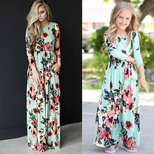 Load image into Gallery viewer, Mother Daughter Dresses Long Dress Casual for Mom &amp; Daughter Dress