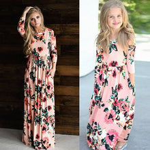 Load image into Gallery viewer, Mother Daughter Dresses Long Dress Casual for Mom &amp; Daughter Dress