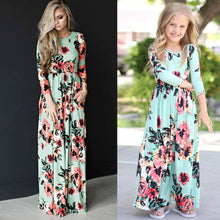 Load image into Gallery viewer, Mother Daughter Dresses Long Dress Casual for Mom &amp; Daughter Dress