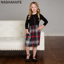 Load image into Gallery viewer, Mother Daughter Matching Clothes Patchwork Plaid