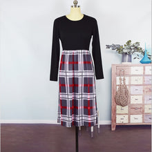 Load image into Gallery viewer, Mother Daughter Matching Clothes Patchwork Plaid