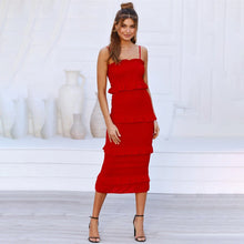 Load image into Gallery viewer, Summer Fashion Sling Long Casual Party Dress