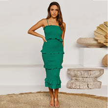 Load image into Gallery viewer, Summer Fashion Sling Long Casual Party Dress