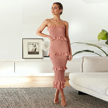 Load image into Gallery viewer, Summer Fashion Sling Long Casual Party Dress