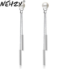 Load image into Gallery viewer, sterling silver jewelry woman fashion simple pearl tassel