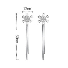 Load image into Gallery viewer, sterling silver Jewelry fashion snowflake