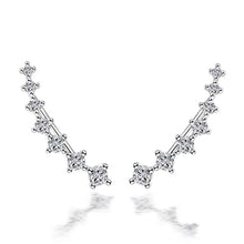 Load image into Gallery viewer, sterling silver new earrings high quality retro simple seven