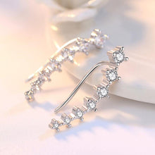 Load image into Gallery viewer, sterling silver new earrings high quality retro simple seven