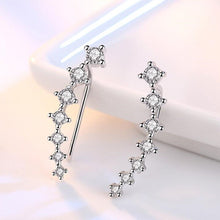 Load image into Gallery viewer, sterling silver new earrings high quality retro simple seven