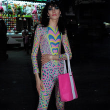 Load image into Gallery viewer, NEONBABIPINK Women Bodycon Jumpsuits Trendy Colorful Printed