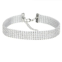 Load image into Gallery viewer, NEW Crystal Rhinestone Choker Necklace Women Wedding Accessories - Sophornlilly