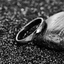 Load image into Gallery viewer, Carbide Ring Black Polished Finish - Sophornlilly