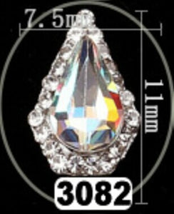 Nail Art Alloy Crystal Rhinestone 20 PCS Shiny Strass Diamond Multi
