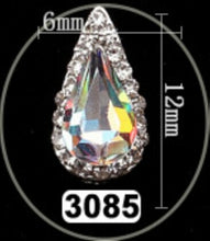 Load image into Gallery viewer, Nail Art Alloy Crystal Rhinestone 20 PCS Shiny Strass Diamond Multi