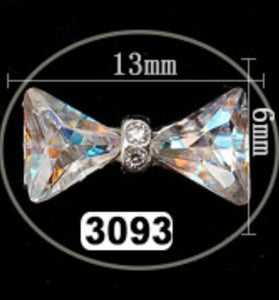 Nail Art Alloy Crystal Rhinestone 20 PCS Shiny Strass Diamond Multi