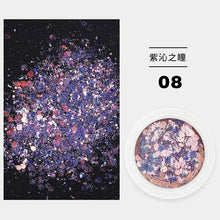 Load image into Gallery viewer, Nail Fairy pupil mixed glitter glitter sequins laser tear mole eye