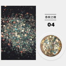 Load image into Gallery viewer, Nail Fairy pupil mixed glitter glitter sequins laser tear mole eye