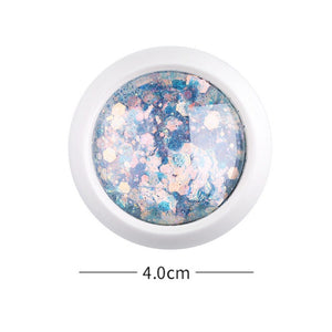 Nail Fairy pupil mixed glitter glitter sequins laser tear mole eye