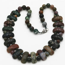 Load image into Gallery viewer, Natural Crystal Tiger's Eye Stone Decorated with Turquoises Mixed