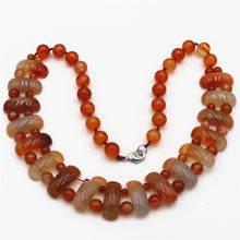 Load image into Gallery viewer, Natural Crystal Tiger's Eye Stone Decorated with Turquoises Mixed