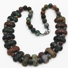 Load image into Gallery viewer, Natural Crystal Tiger's Eye Stone Decorated with Turquoises Mixed
