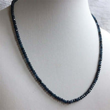Load image into Gallery viewer, Natural Emeralds Rubys Sapphires 2*3mm Beads Women Luxury Necklace - Sophornlilly