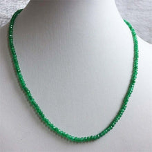 Load image into Gallery viewer, Natural Emeralds Rubys Sapphires 2*3mm Beads Women Luxury Necklace - Sophornlilly