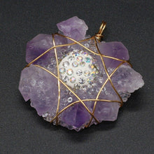 Load image into Gallery viewer, Natural Pearls Pendant plus Amethysts For DIY Jewelry Making Necklace - Sophornlilly