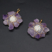 Load image into Gallery viewer, Natural Pearls Pendant plus Amethysts For DIY Jewelry Making Necklace - Sophornlilly