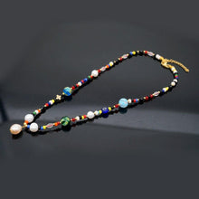 Load image into Gallery viewer, Natural Real Freshwater Pearls Crystal Simple Rainbow Rice Beads - Sophornlilly