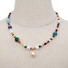 Load image into Gallery viewer, Natural Real Freshwater Pearls Crystal Simple Rainbow Rice Beads - Sophornlilly