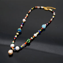 Load image into Gallery viewer, Natural Real Freshwater Pearls Crystal Simple Rainbow Rice Beads - Sophornlilly